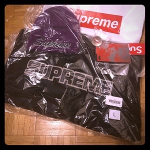 Supreme Leather Perforated Sweater